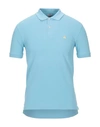 Brooks Brothers Polo Shirts In Sky Blue