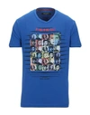 Frankie Morello T-shirts In Blue