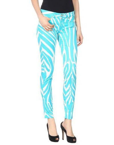 Versus Casual Pants In Turquoise