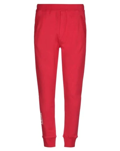 Dsquared2 Casual Pants In Red