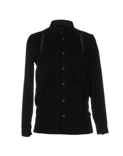 Alexandre Plokhov Solid Color Shirt In Black