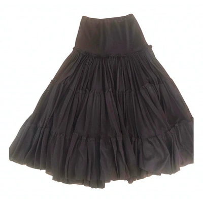 Pre-owned Jean Paul Gaultier Brown Skirt