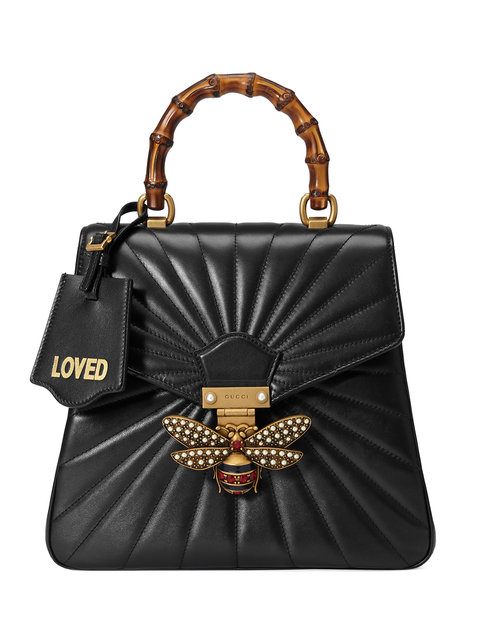 gucci queen margaret black bag