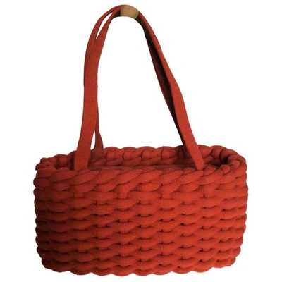 Pre-owned Malo Wool Handbag In Red