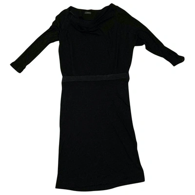 Pre-owned Joseph Mini Dress In Black