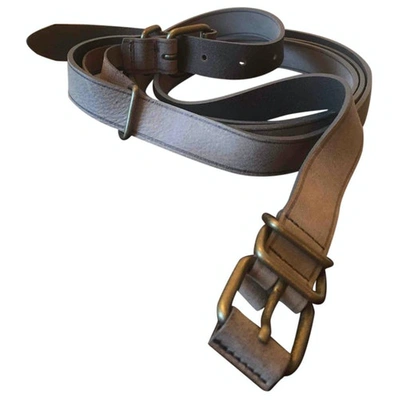 Pre-owned Paul & Joe Leather Belt In Beige
