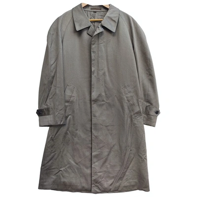 Pre-owned Saint Laurent Coat In Grey