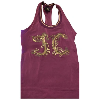 Pre-owned Just Cavalli Camisole In Purple