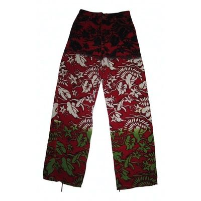 Pre-owned Jean Paul Gaultier Multicolour Cotton Trousers