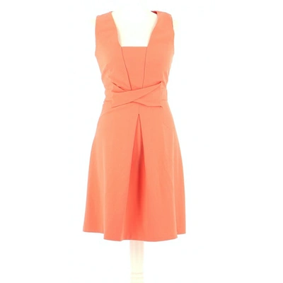 Pre-owned Tara Jarmon Dress In Orange