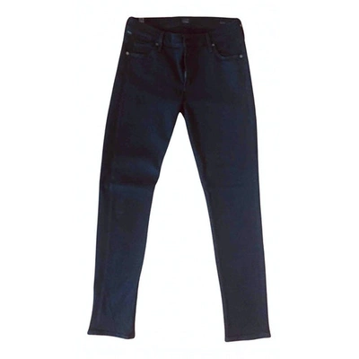 Pre-owned Citizens Of Humanity Black Denim - Jeans Trousers