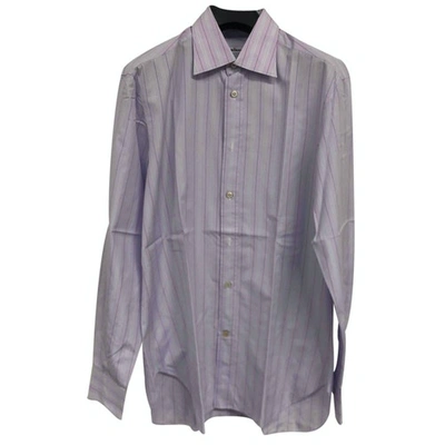 Pre-owned Kiton Shirt In Purple