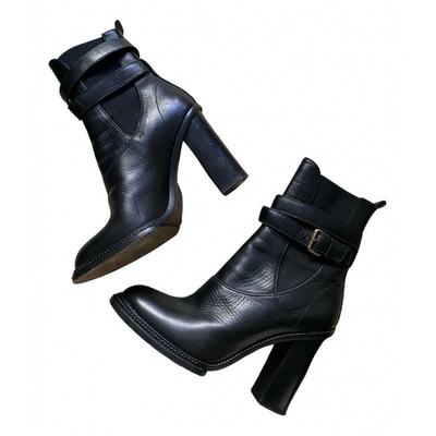 Pre-owned Derek Lam Black Leather Boots