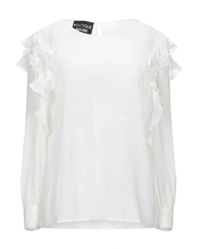 Boutique Moschino Blouses In Ivory