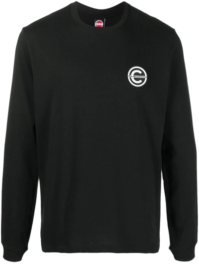 White Mountaineering Long Sleeve Logo T-shirt In Black