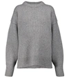 The Row Kensington Cashmere Turtleneck Sweater In Gym Grey