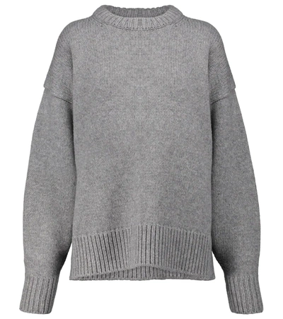 The Row Kensington Cashmere Turtleneck Jumper In Grey