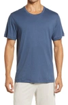 Daniel Buchler Peruvian Pima Cotton T-shirt In Denim