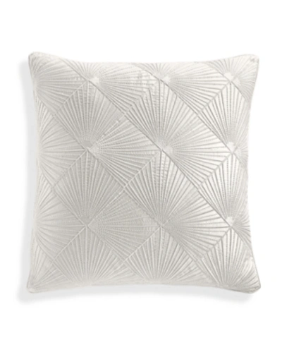 Hotel Collection Channels Sham, European, Created For Macy's Bedding In White
