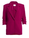 Cinq À Sept Women's Khloe Crepe Ruched Blazer In Tulip