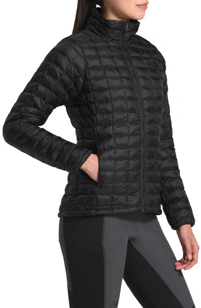 The North Face Thermoball™ Eco Packable Jacket In Black/silver