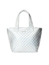 Mz Wallace Women's Medium Metro Tote In Silver