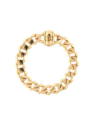 Emanuele Bicocchi Edge Cuban Chain Bracelet In Gold