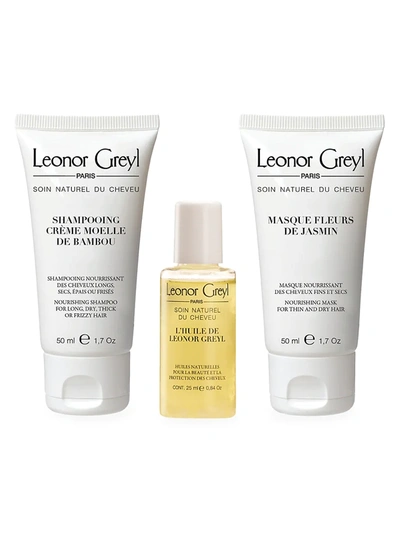 Leonor Greyl Luxury Travel Kit For Very Dry/thick Hair In Size 1.7 Oz. & Under