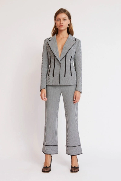 Finders Keepers Romy Blazer Black Check