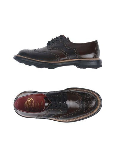 Church's Laced Shoes In Dark Brown