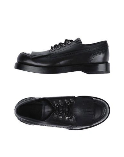 Gucci Lace-up Shoes In Black