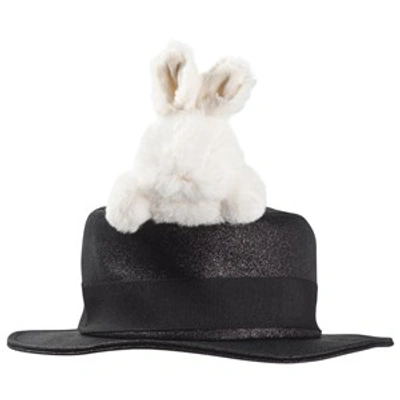 Bonpoint Kids'  Black Rabbit Glitter Hat