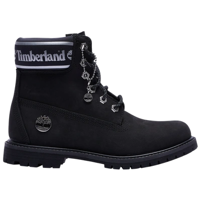 Timberland 6-inch Premium Waterproof Boot In Black/silver