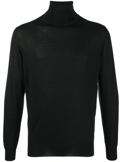 Cruciani Roll-neck Jumper In Black