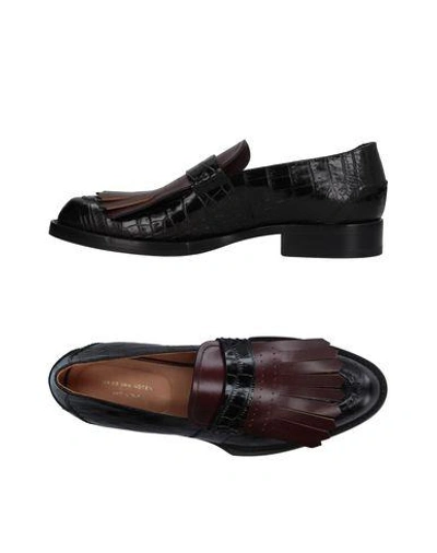 Dries Van Noten Loafers In Maroon