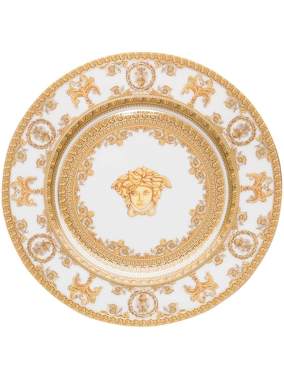 Versace Tableware White I Love Baroque Porcelain Plate