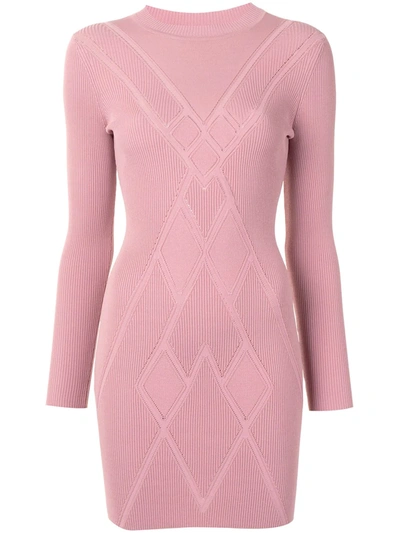 Alexis Maci Knitted Dress In Pink