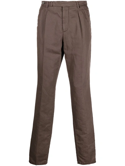 Pre-owned Brunello Cucinelli Slim Fit Chinos In Brown