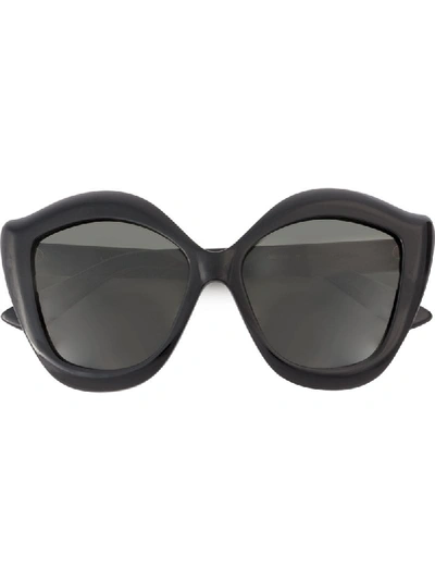 Gucci Cat Eye Acetate Sunglasses In Black