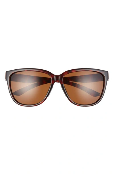 Smith 58mm Monterey Chromapop™ Polarized Sport Sunglasses In Tortoise / Cp Polar Brown