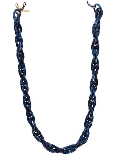 Kaleos Chain-link Sunglasses Chain In Blue