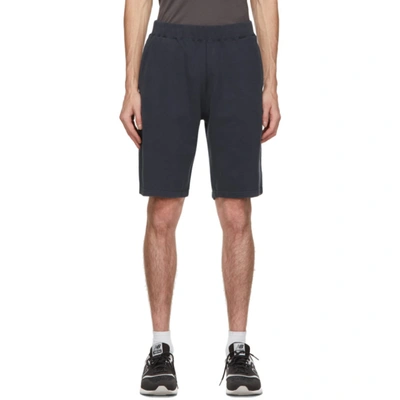 Sunspel Navy Loopback Shorts