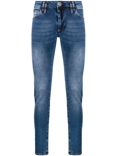 Philipp Plein Skinny-fit Jeans In Blue