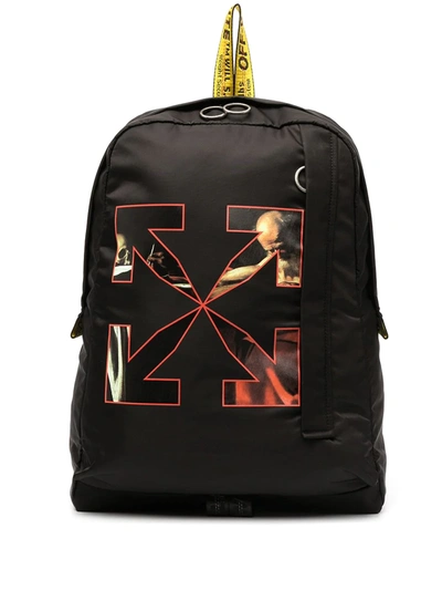 Off-white Off White Caravaggio Easy Backpack In Black