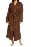 Majestic Sherbrooke Brushed Microfiber Robe In Chocolate