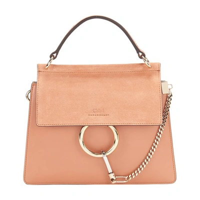 Chloé Faye Small Bag In Muted Brown