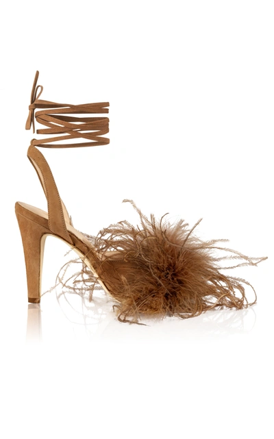 Brother Vellies M'o Exclusive Eartha Bowery Palm Pumps In Nude