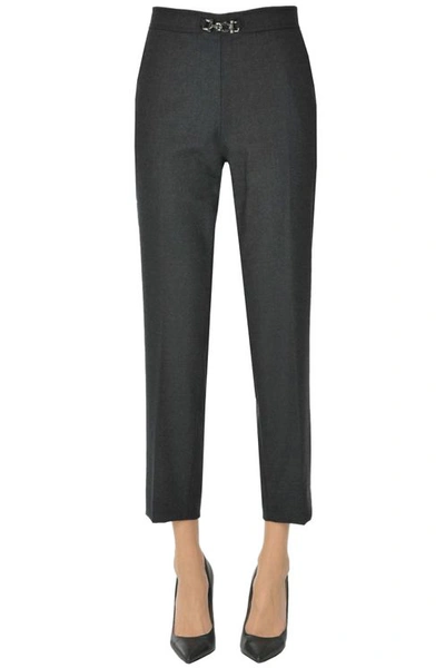 Clips Wool Trousers In Grey