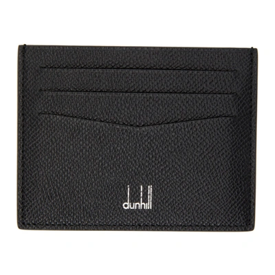 Dunhill Black Cadogan Card Holder In 001 Black