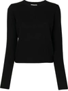 Reformation Cashmere Boyfriend Sweater In Black